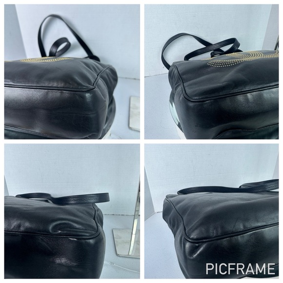 CHANEL CC LOGO STUDDED TOTE BAG - Picture 5 of 16